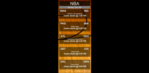 NBA Sports Side Bar Slide 1